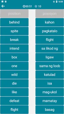 Filipino - English android App screenshot 2