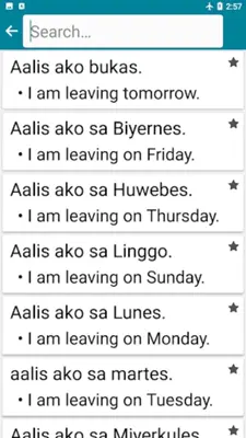 Filipino - English android App screenshot 4