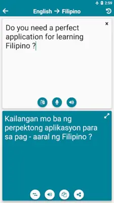 Filipino - English android App screenshot 5