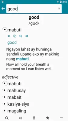 Filipino - English android App screenshot 6